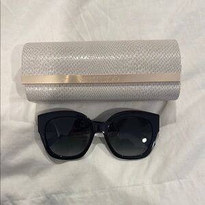 Jimmy Choo Black Sunglasses with case